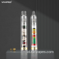 Kapasitas e-liquid Vamped 3ml Pen E-rokok